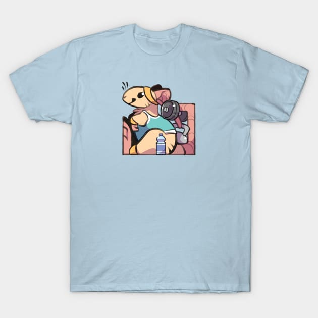 Gym Rat T-Shirt by KiRAWRa